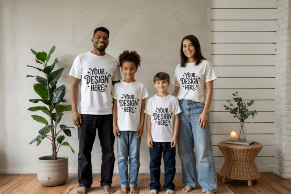Matching Family BC3001 Group Mockup 16