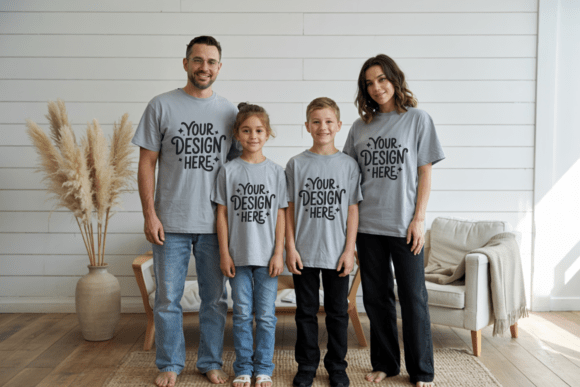 Matching Family BC3001 Group Mockup 17