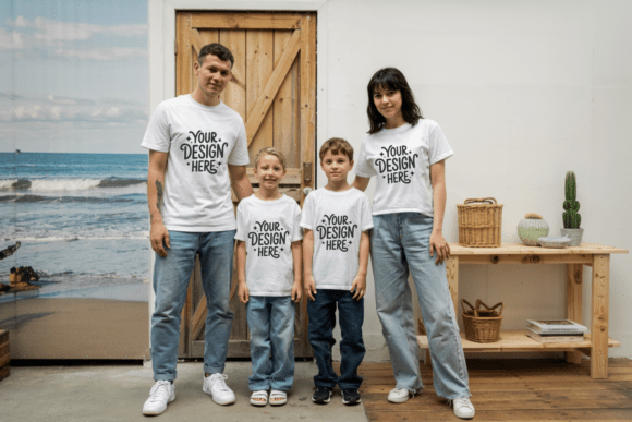 Matching Family BC3001 Group Mockup 25