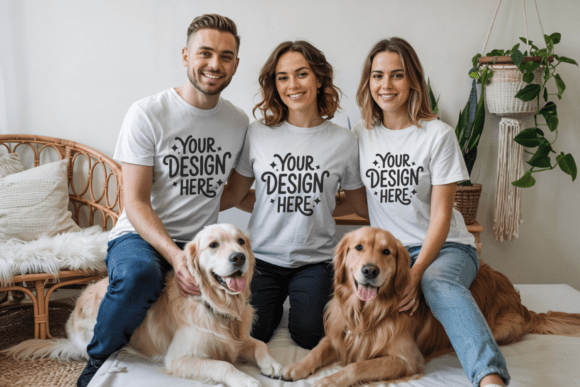 Matching Family BC3001 Group Mockup 4