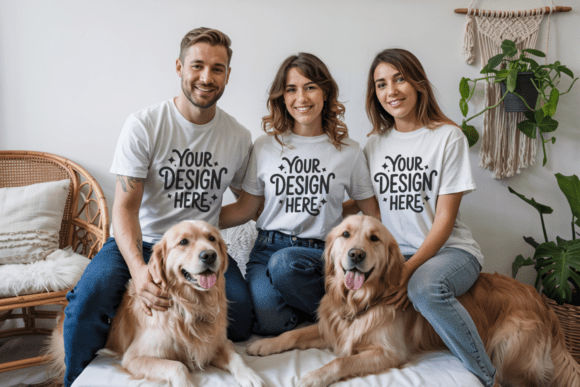 Matching Family BC3001 Group Mockup 5