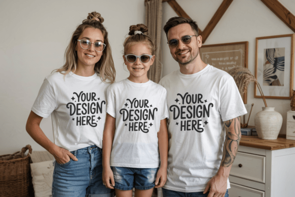 Matching Family BC3001 Group Mockup 6