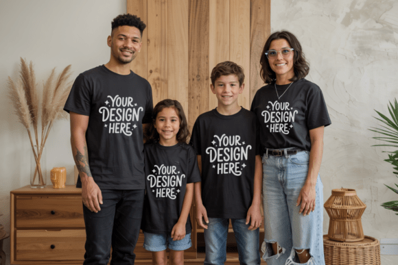 Matching Family BC3001 Group Mockup 7