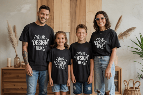 Matching Family BC3001 Group Mockup 8