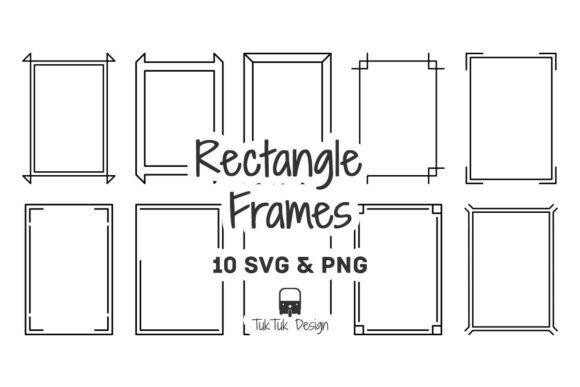 Rectangle Frames Border SVG & PNG