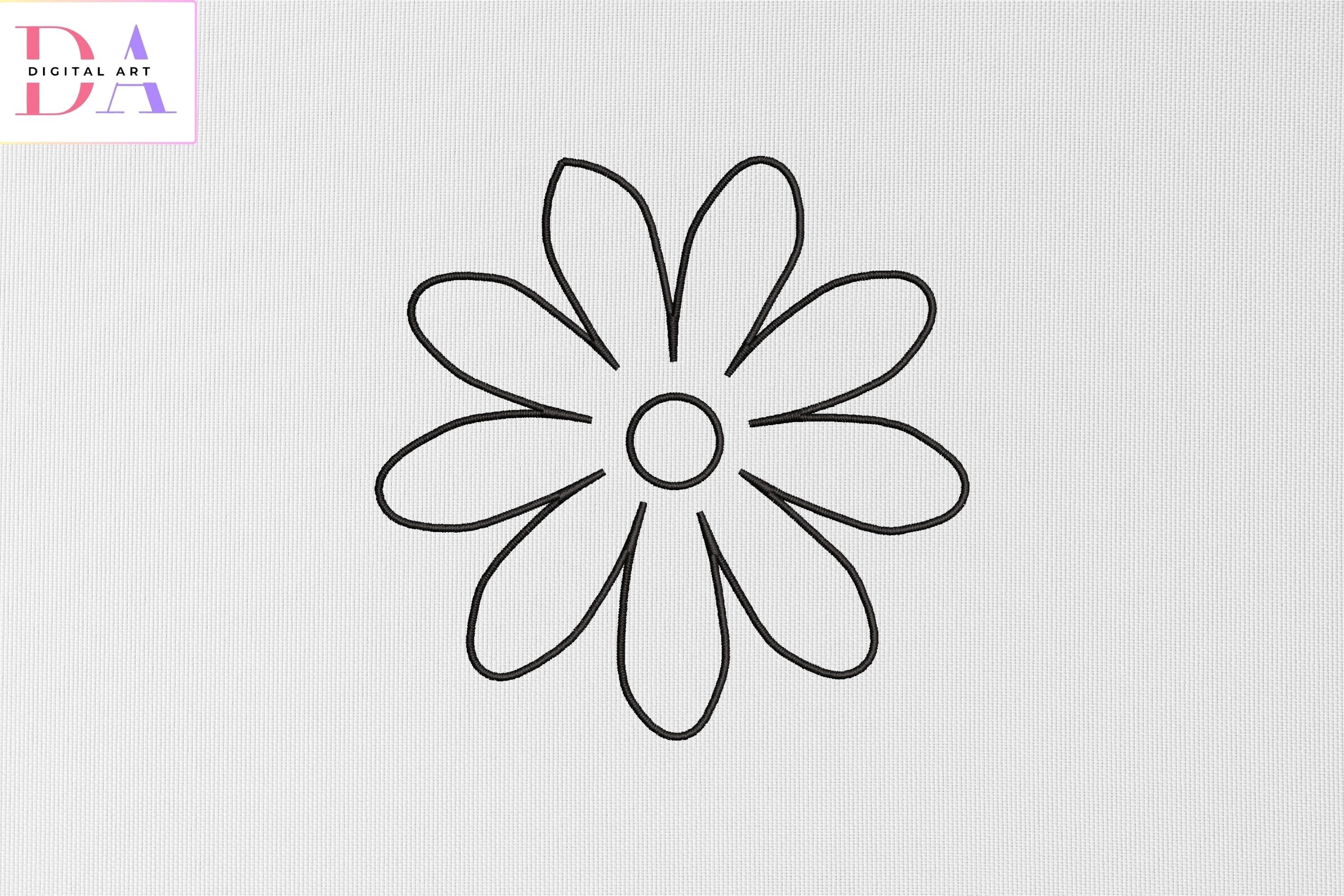Simple Outline Flower