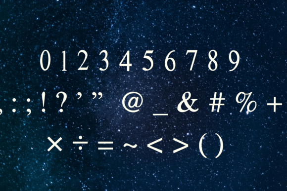 Celestial Pair Font - Preview 3