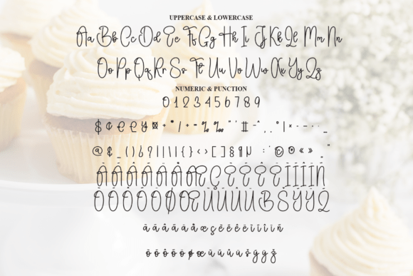 Cupcake Homemade Font - Preview 6