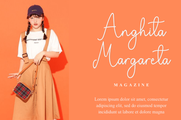 Daily Journal Font PNG with transparent background - Preview 1