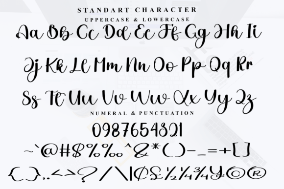 Floral Wedding Font - Preview 3