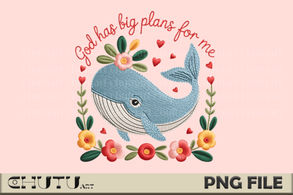 God’s Plans Whale PNG