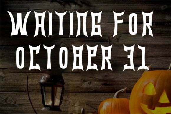 Halloween Excitement Font - Preview 4