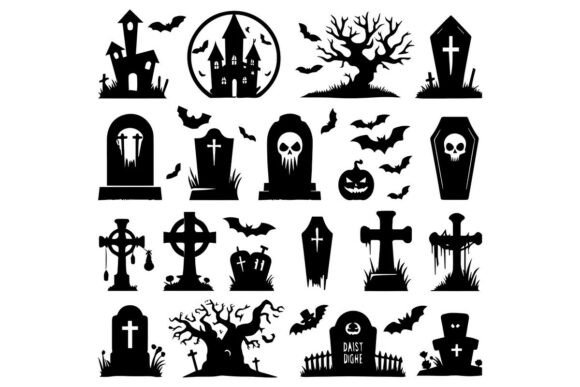 Halloween Silhouettes Icons