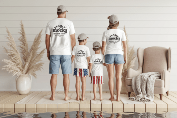 Matching Family Bella Canvas Mockup 2
