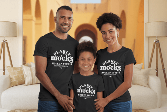 Matching Family Bella Canvas Mockup 5