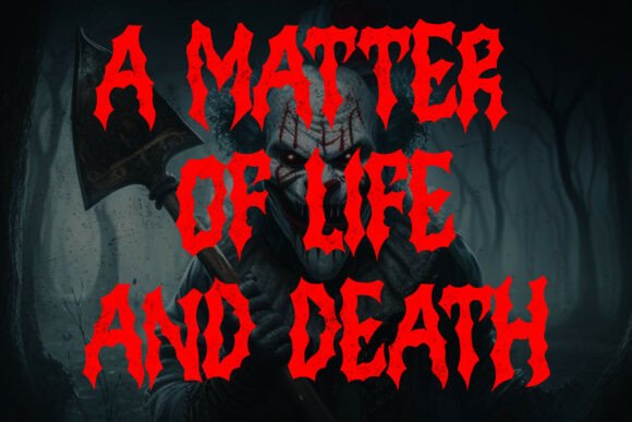 Murder Danger Font PNG with transparent background - Preview 3
