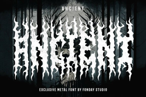 Ravenous Font PNG with transparent background - Preview 1