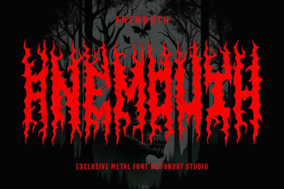 Ravenous Font PNG with transparent background - Preview 3