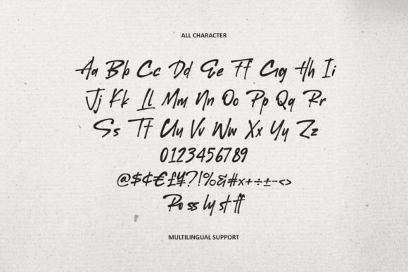 Rossaly Font PNG with transparent background - Preview 5