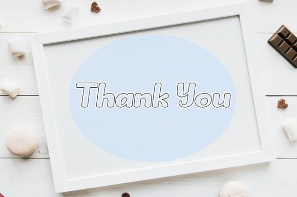 Sample Handmade Outline Font PNG with transparent background - Preview 5