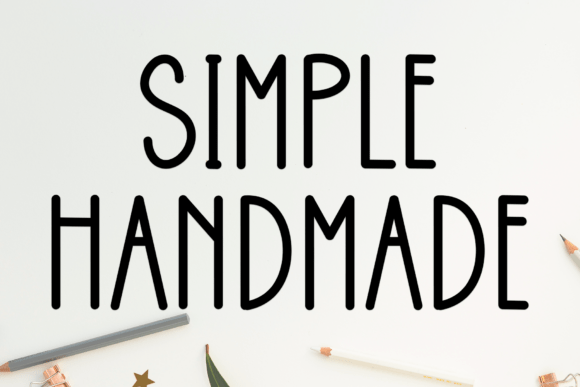 Simple Sometime Font PNG with transparent background - Preview 1