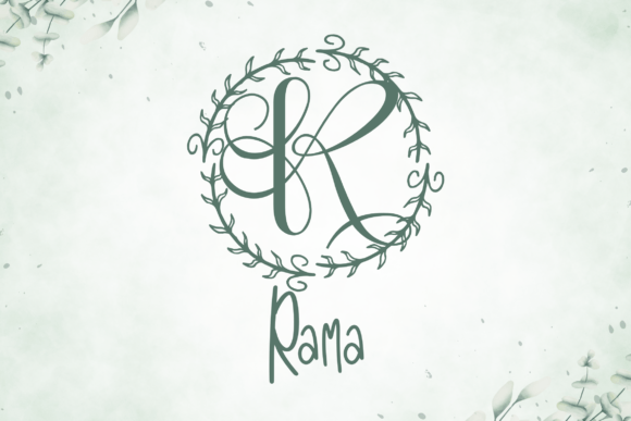 Aurielle Monogram Font - Preview 1