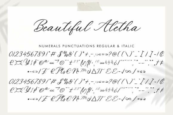 Beautiful Aletha Font - Preview 6