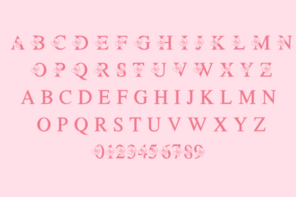 Cute Bow Font - Preview 1