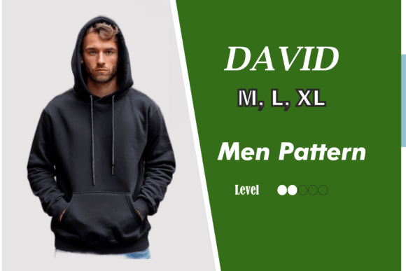 David Long Sleeve Men Sewing Pattern