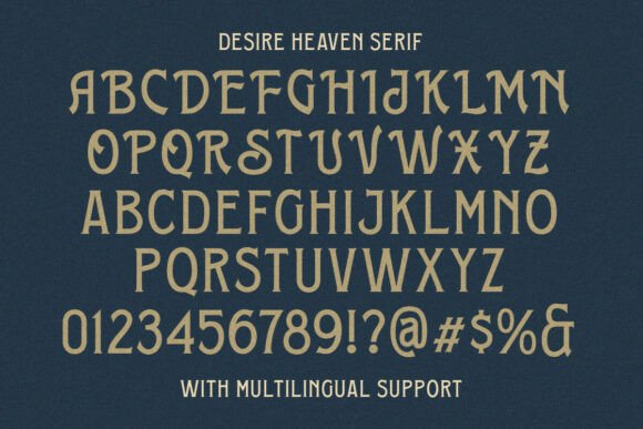 Desire Heaven Font - Preview 5
