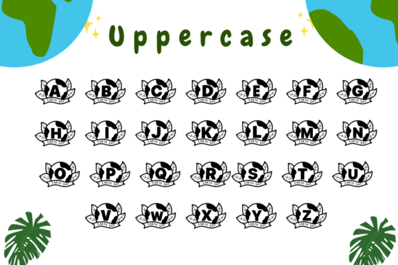 Earth Day Font - Preview 1