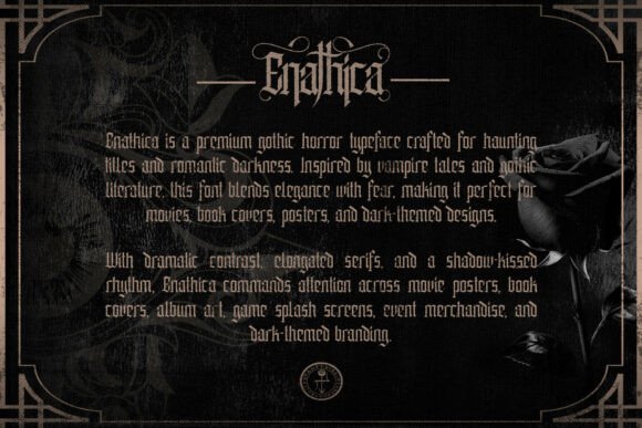Enathica Font - Preview 1