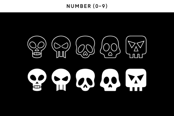Fake Skull Font - Preview 5