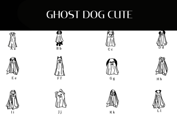 Ghost Dog Cute Font - Preview 1