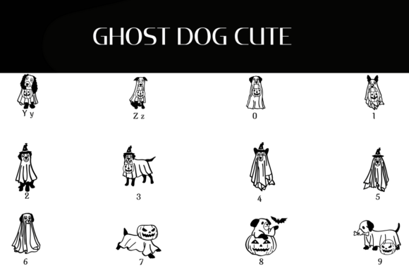Ghost Dog Cute Font - Preview 3