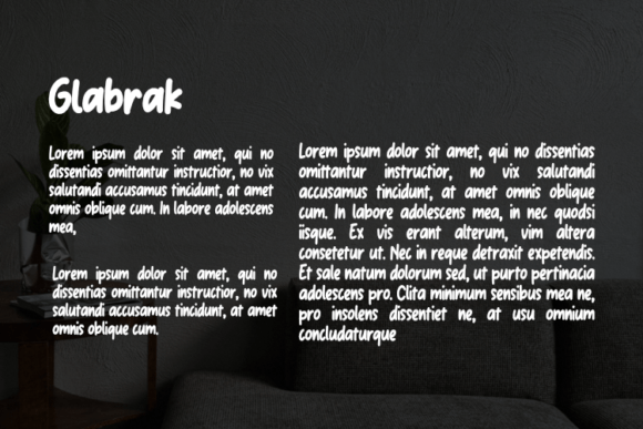Glabrak Font - Preview 2