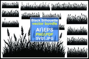 Grass Silhouette Set