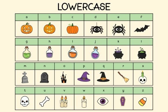 Halloween Color Font - Preview 2