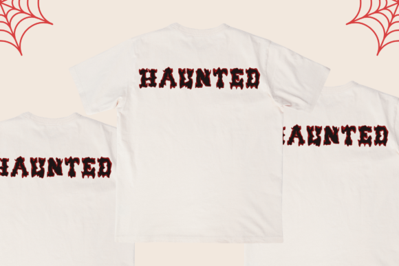 Melted Scholar Font PNG with transparent background - Preview 3