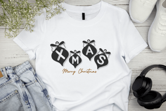 Merry Ornament Font PNG with transparent background - Preview 2
