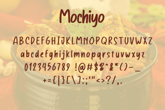 Mochiyo Font font preview - 1