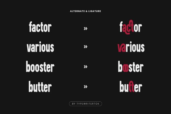 Oryza Font PNG with transparent background - Preview 2