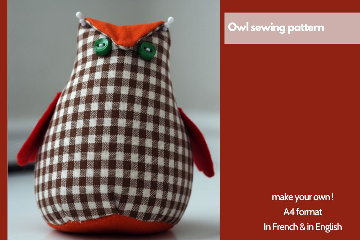 Owl Diy Sewing Pattern