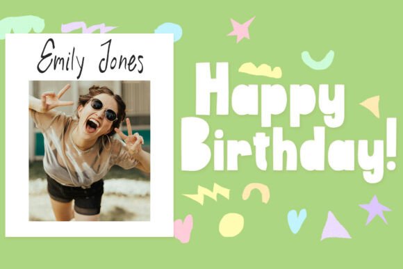 Playpaper Font PNG with transparent background - Preview 6