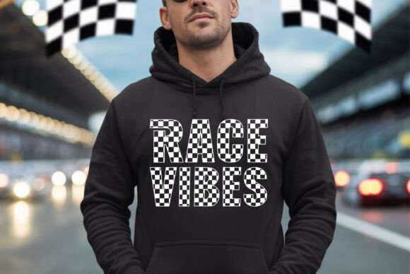 Race Flag Checkered Font PNG with transparent background - Preview 3
