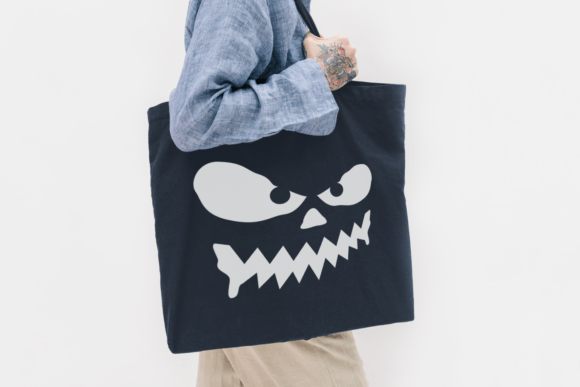 Scary Face Font PNG with transparent background - Preview 2