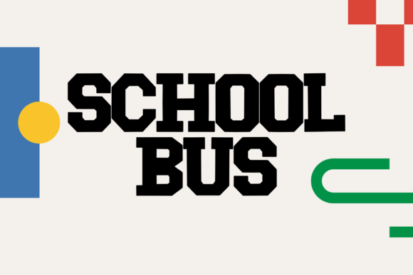 Scholar Block Font PNG with transparent background - Preview 1