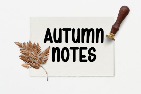 Autumn Season Font - Preview 2