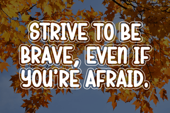 Autumn Season Font - Preview 3