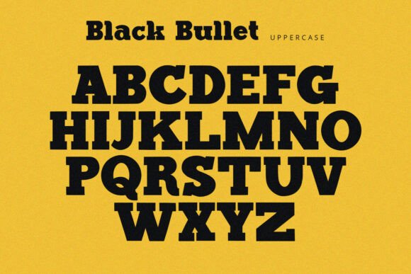 Black Bullet Font - Preview 6